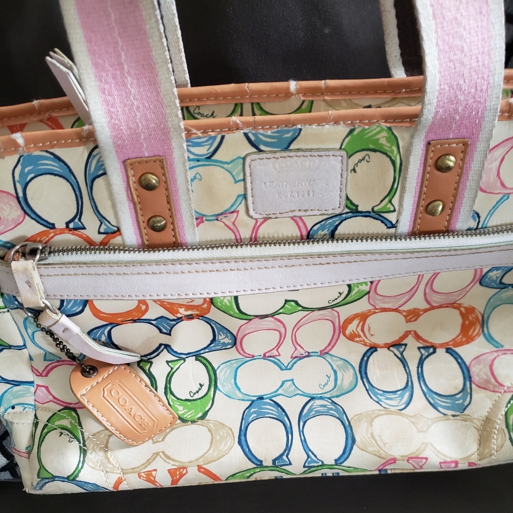 Colorful Coach bag
